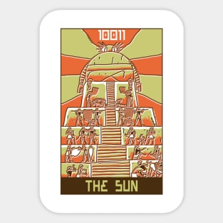 Robo Tarot: The Sun Sticker